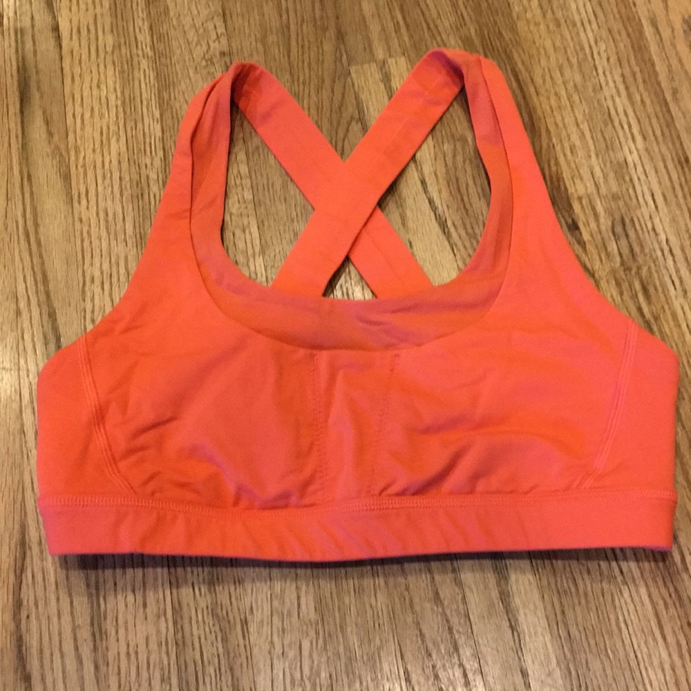 COPY - Lululemon stuff your bra orange size 8